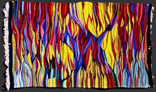 The Burning Bush Fine Art Tapestry