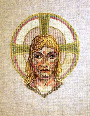 Cross Stitch Angel by E. Thor Carlson