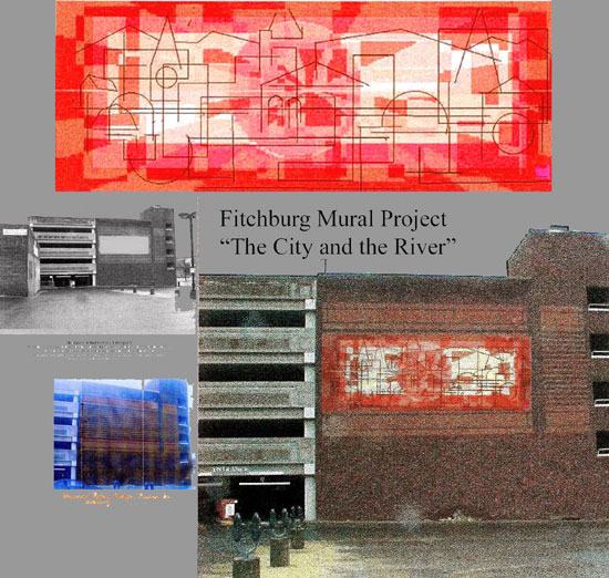 Fitchburg Mural Project collage by E. Thor Carlson