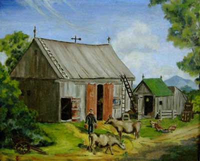 Fitzwilliam Barn - fine art landscape by E. Thor Carlson