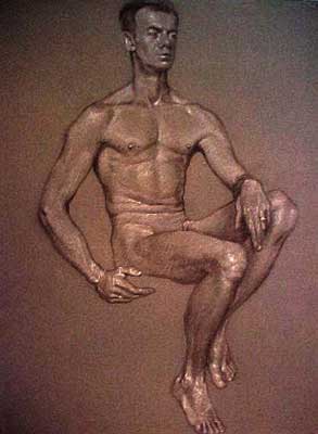 Life Model - Fine Art Drawing by E. Thor Carlson