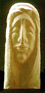 Prophet Danby White Marble Fine Art Sculpture by E. Thor CarlsonDanby White Marble Sculpture