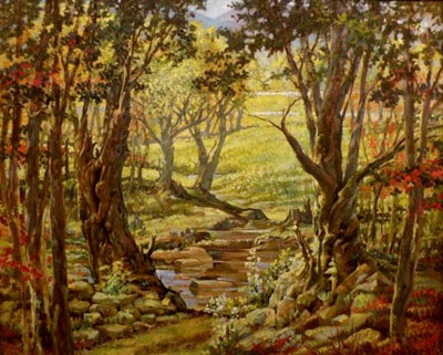 The Road Not Taken - Fine Art Tree Painting by E. Thor Carlson
